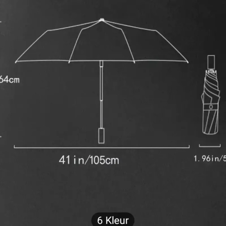 چتر شیشه ای تاشو فول اتومات سایز بزرگسال 8 فنر